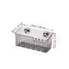 Suction Cup Kitchen Sink Rack Sink Caddy No Punching Multifunctional Easy Install Portable Storage Basket for Apartment Hotel