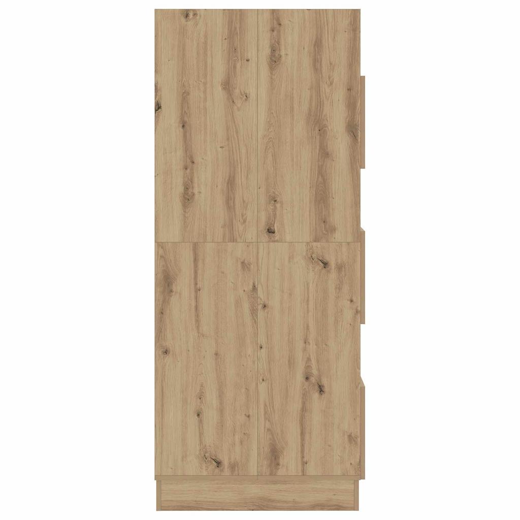 Laundry Cabinet Artisan Oak 50 x 68 x 162 cm Wood based Panel