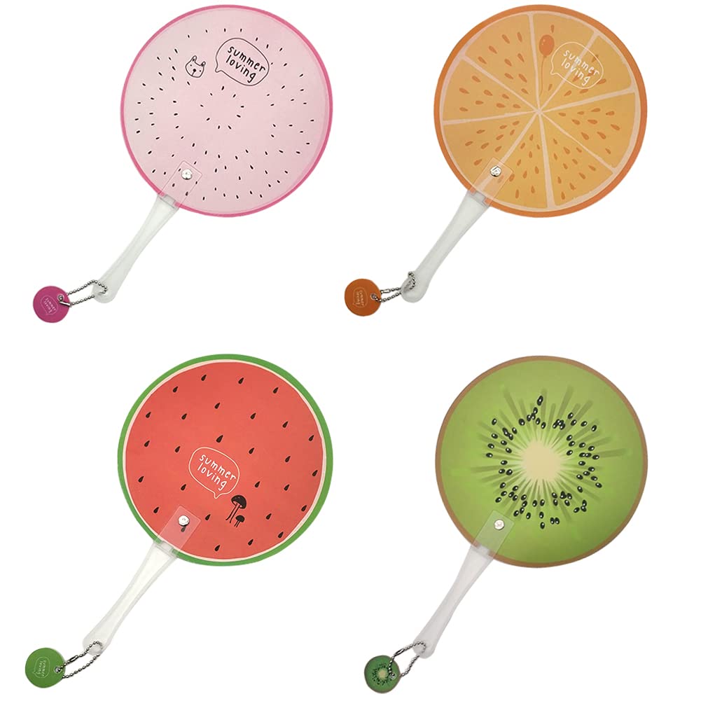 

MinniLove Cute Set of Durable and Cooling Fans for and Perfect for Sports Fireworks and Parties Set of Fans, 4, Durable, Summer, Lightweight,