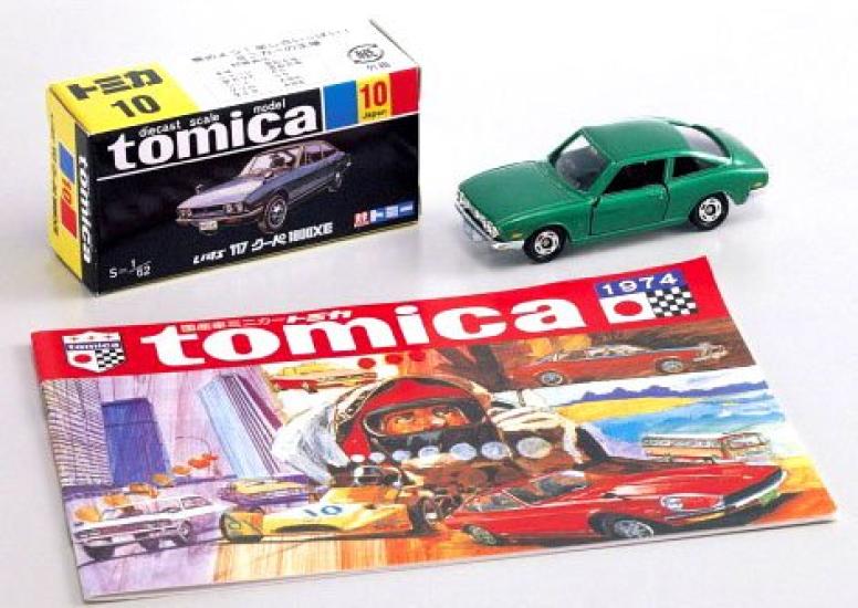

Tomica издание 1974 года с ностальгическим каталогом