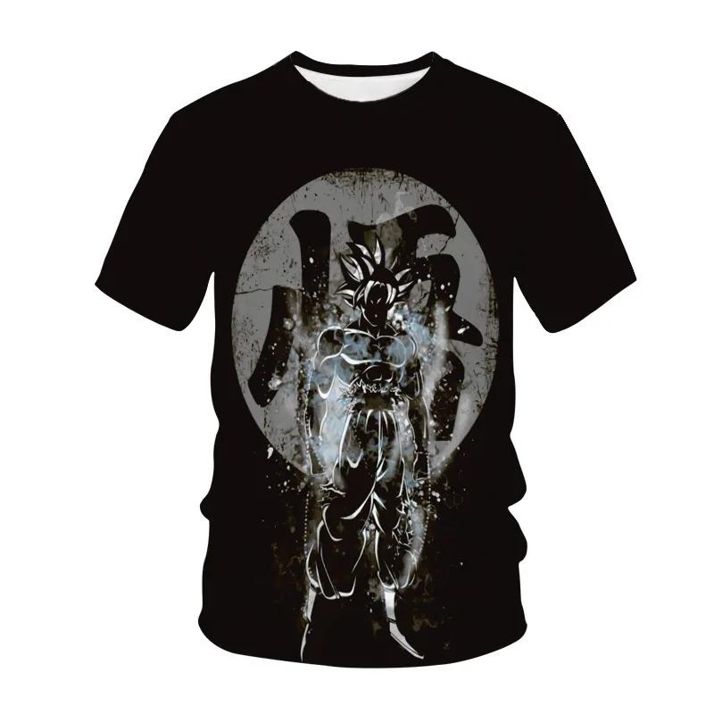 2026 Fashion New Dragon Ball Multi Character 3D Printed T-shirt Fitness Sports Anime Exhibition Short