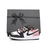 Air Jordan 1 Low Top Vintage Basketball Shoes Women's Black Pink DX4374-008(Team59-SBOX)