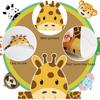 12pcs Jungle Safari Hat Kids Birthday Crown Hat Children's Birthday Party Masks Jungle Wildlife Birthday Party Games Photo Mask
