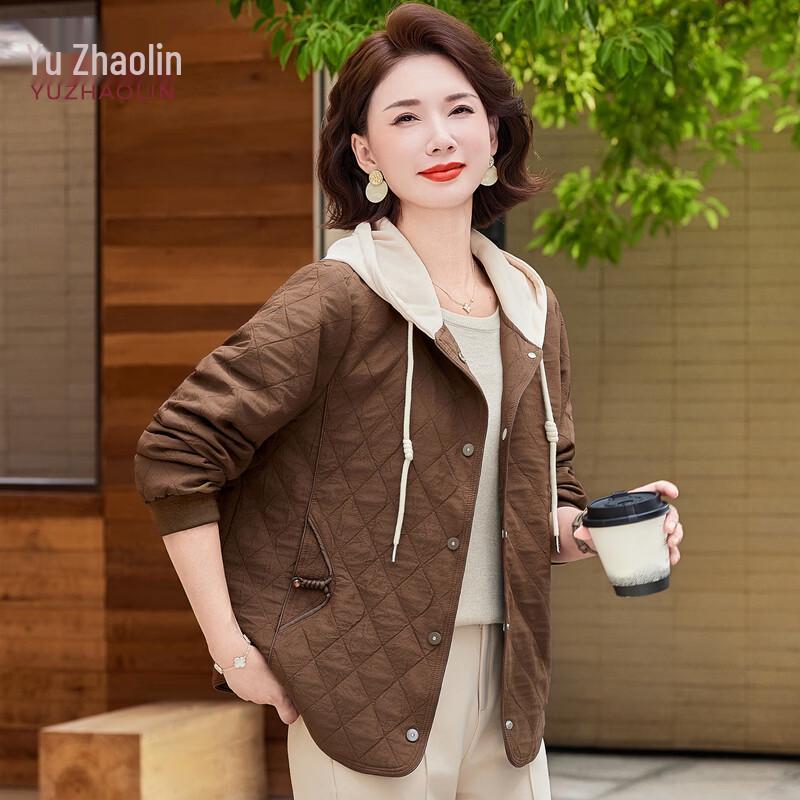 YUZHAOLIN Women s Hooded Short Jacket XL