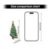 Acrylic Christmas Refrigerator Magnets 7 Piece Flat Fridge Set for Holiday Decor