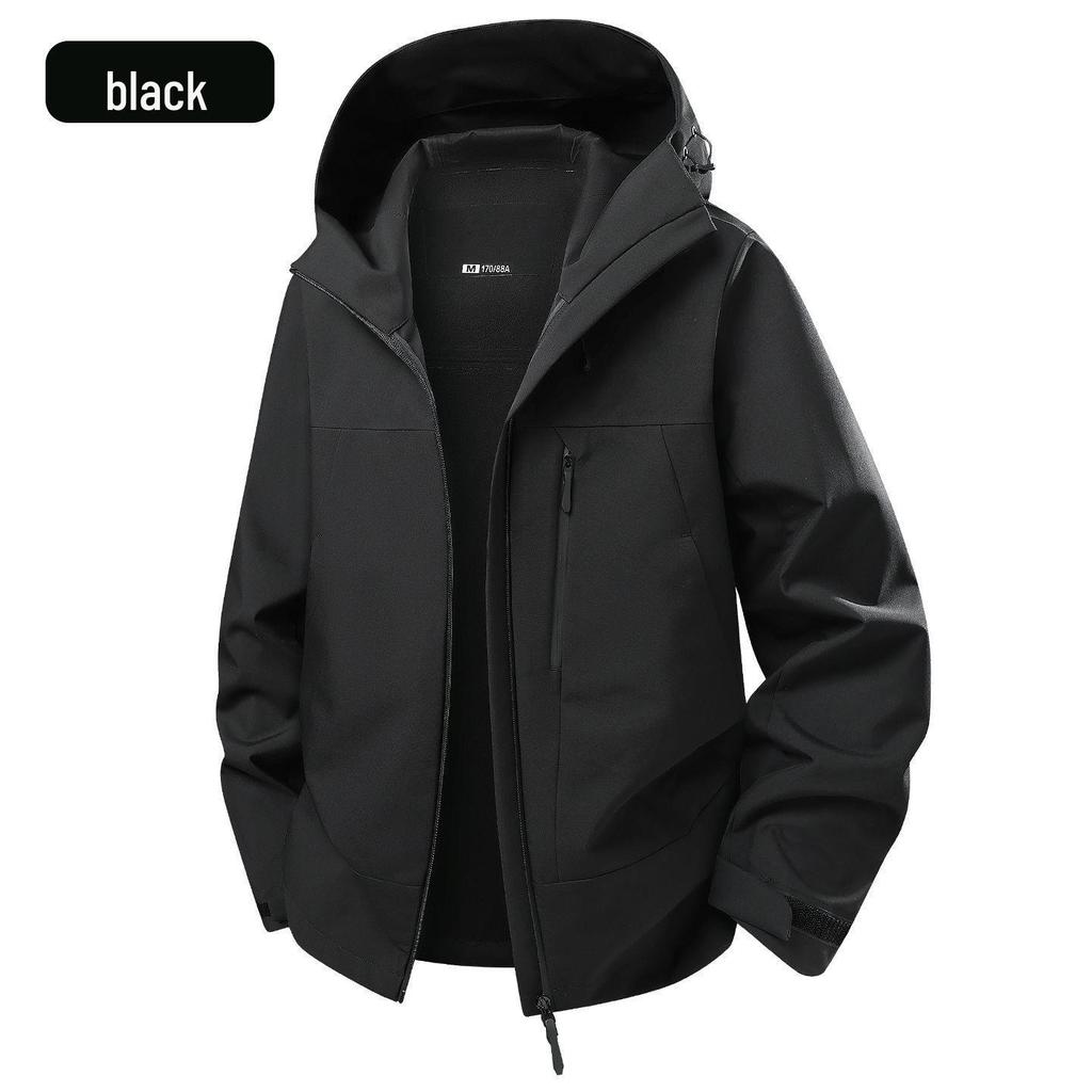 2026 Spring/Summer Camel Outdoor Jacket: Half-Sealed, Waterproof, Unisex, Three-Proof Coat for Couples