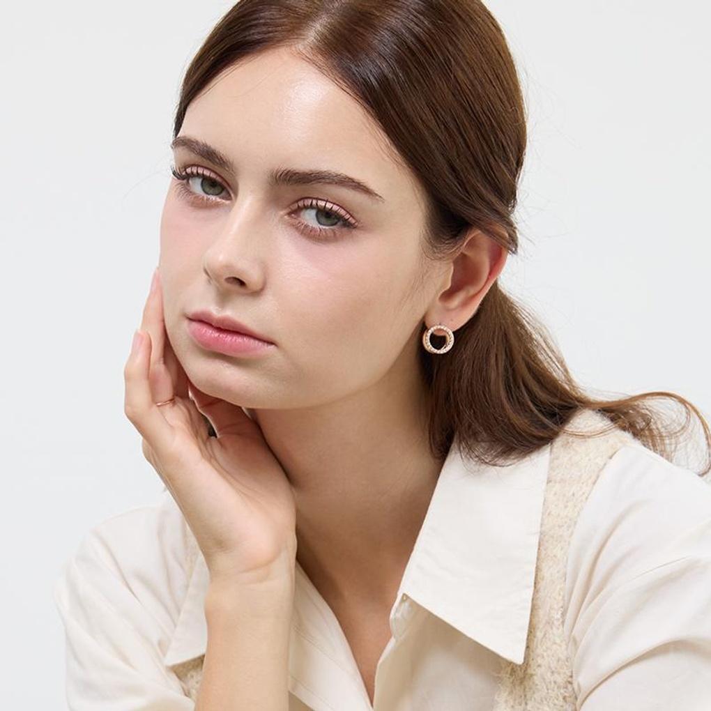 [LsSHOP] 14K Glitter Earrings (Gold Plated)_LJ5223BRE