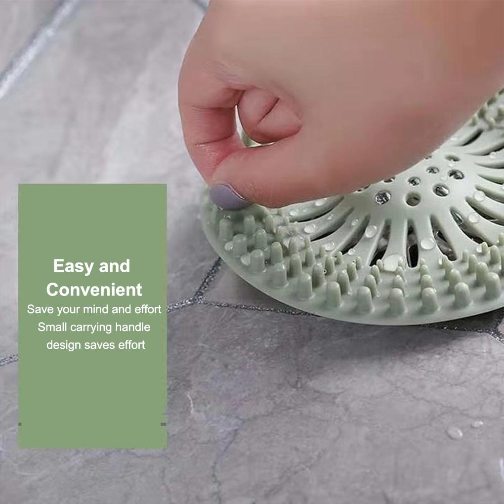 Bathroom Sink Filter Square Shower Floor Drain Bath Hair Catcher Anti Clogging Strainer Household Hotel Drainage Cover
