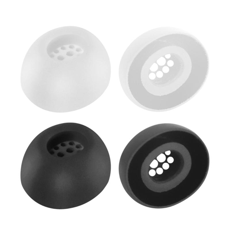 1Set Replacement Ear Tips for Buds 4 In Ear Headphones Earbuds Soft Silicone Washable Reusable Easy Installation