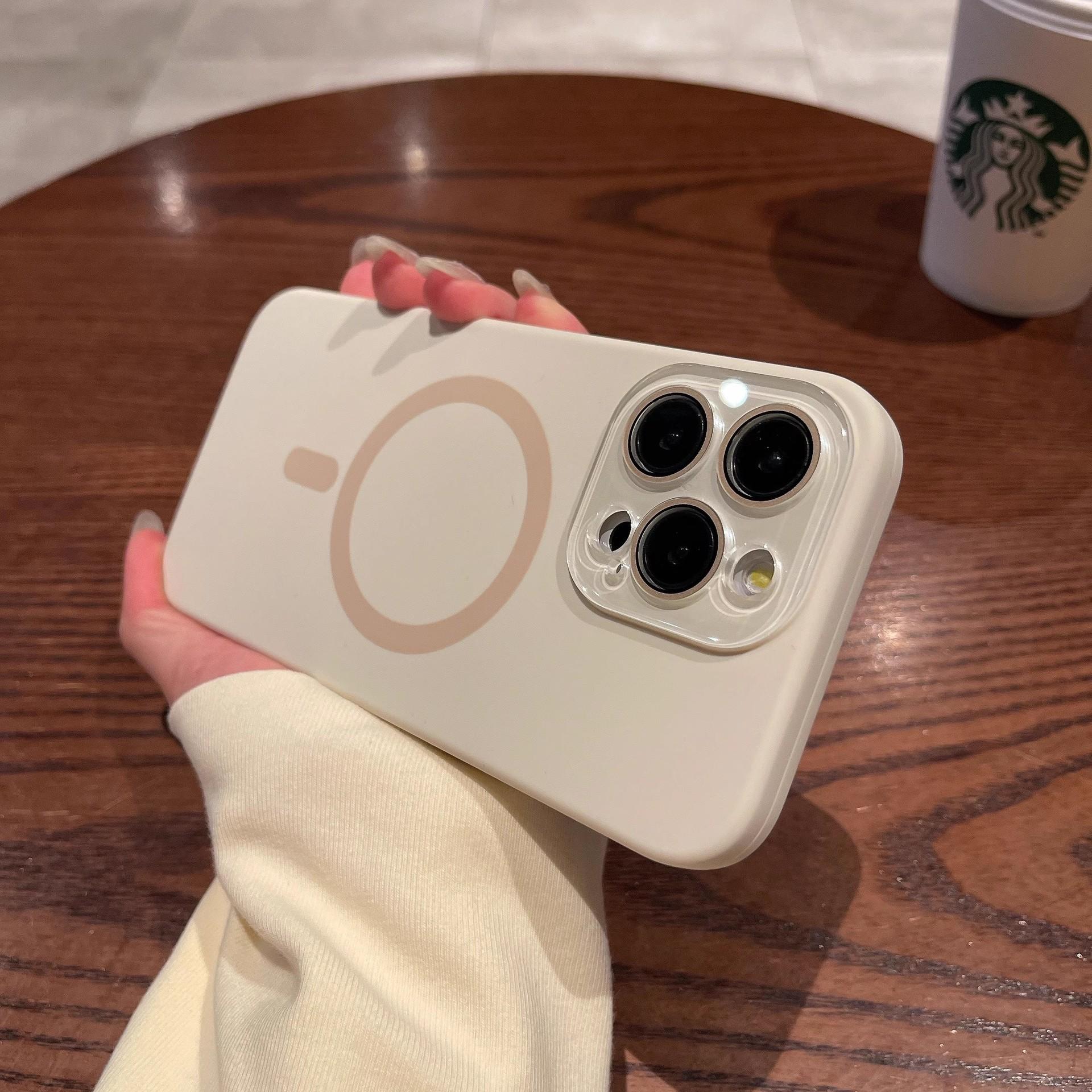 

Applicable To IPhone16ProMax Liquid Silicone Magnetic Suction Phone Case Apple 15 Full-cover Soft Anti Fall 14 Protective Case iPhone12proMax