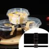 50x Handmade Food Retail Package Seal Labels Long 24cm for Bread Cookie Cake