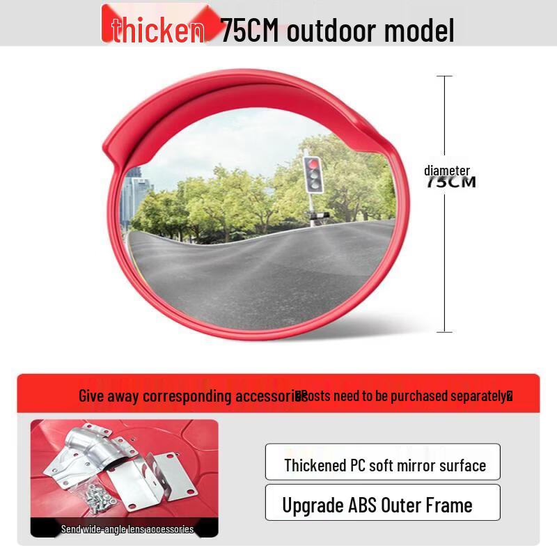 Thickened Outdoor Road Wide-Angle Traffic Mirror