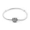 Pandora 590727cz Moment Funkelndes Pav Herz Klasse Schlangenarmband Silber