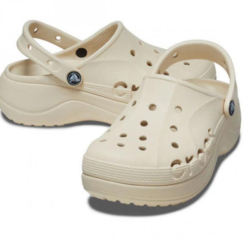 Crocs Sabots à plateforme Vaya pour femmes Blanc hiver 208186 11S