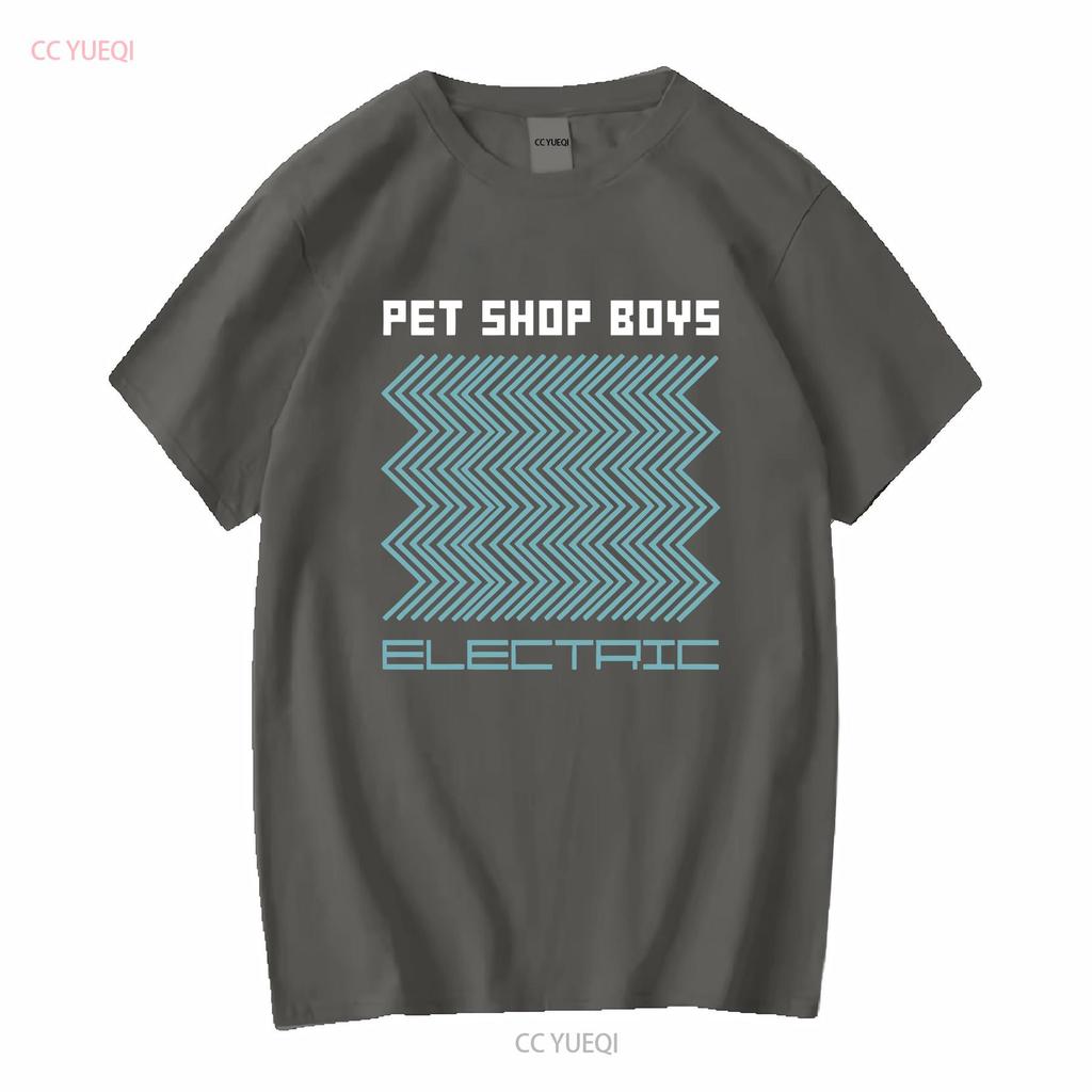Pet Shop Boys NUOVA T-SHIRT NERA Tutte le Taglie S 4XL FR241 vintage Lavata streetwear Leggermente grafica Top Per l'Uso Quotidiano