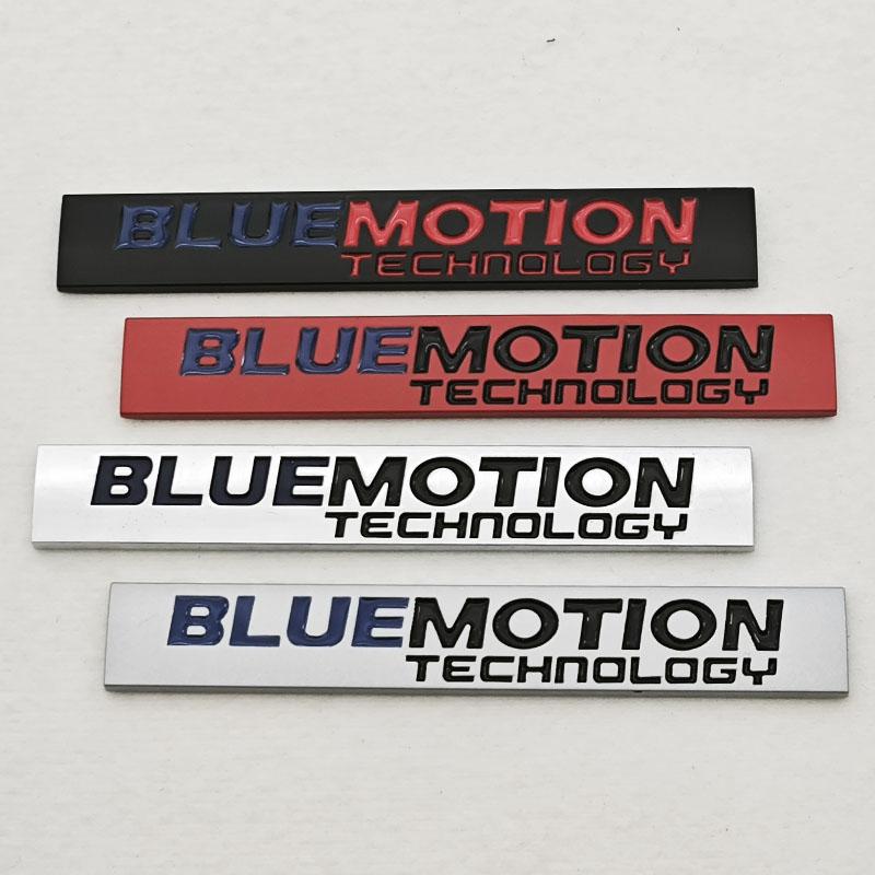 3D Metal Car Logo Bluemotion Emblem Car Rear Trunk Badge Fender Side Sticker Auto for VW Accessories NG5