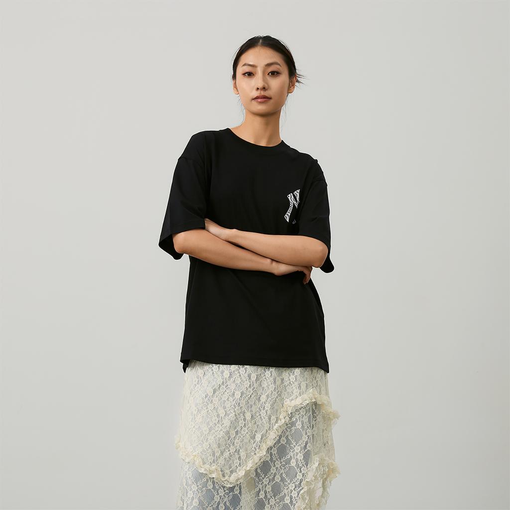 New MLB Checkerboard T Shirts Unisex Black 3ATSO0243-50BKS