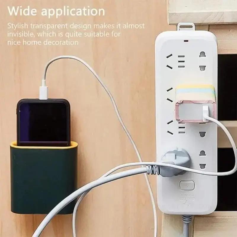 Double Sided Adhesive Wall Hooks Hanger Strong Transparent Suction Cup Storage Socket Hooks Bathroom Kitchen Bedroom Hook Kit