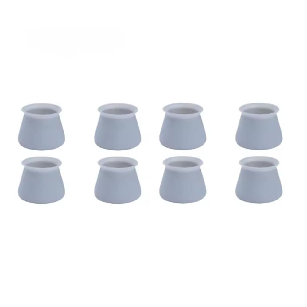 8Pcs Silicone Desk Chair Foot Covers Non-slip Furniture Leg Pad Chair Leg Cap  Furniture Table Feet