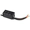6-fach Flachsicherungshalter Box Relaisbox mit Flachsteckanschlüssen und Kabelbaum 4-Pin 12V 40A Relais für Auto LKW