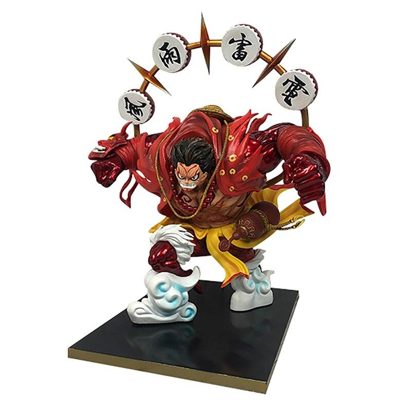 One Piece Gk Monkey D Luffy Anime Action Figure Model 35cm Pvc Gear Fourth Kabuki Ver .Statue Collection Toy Desktop Decoration