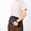 Spring/summer Men's Crossbody Bag Head Layer Cowhide Woven Fashion Men's Bag Casual Shoulder Holding Bag