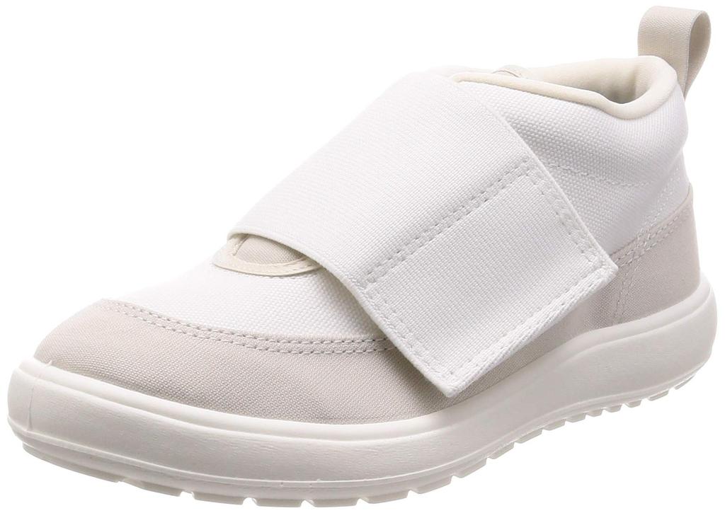 Moonstar Lifestyle BANDHEM Made in Size 22 2E Sneakers, Japan, Injection-Made, Hook-and-Loop Closure, Natural, cm,