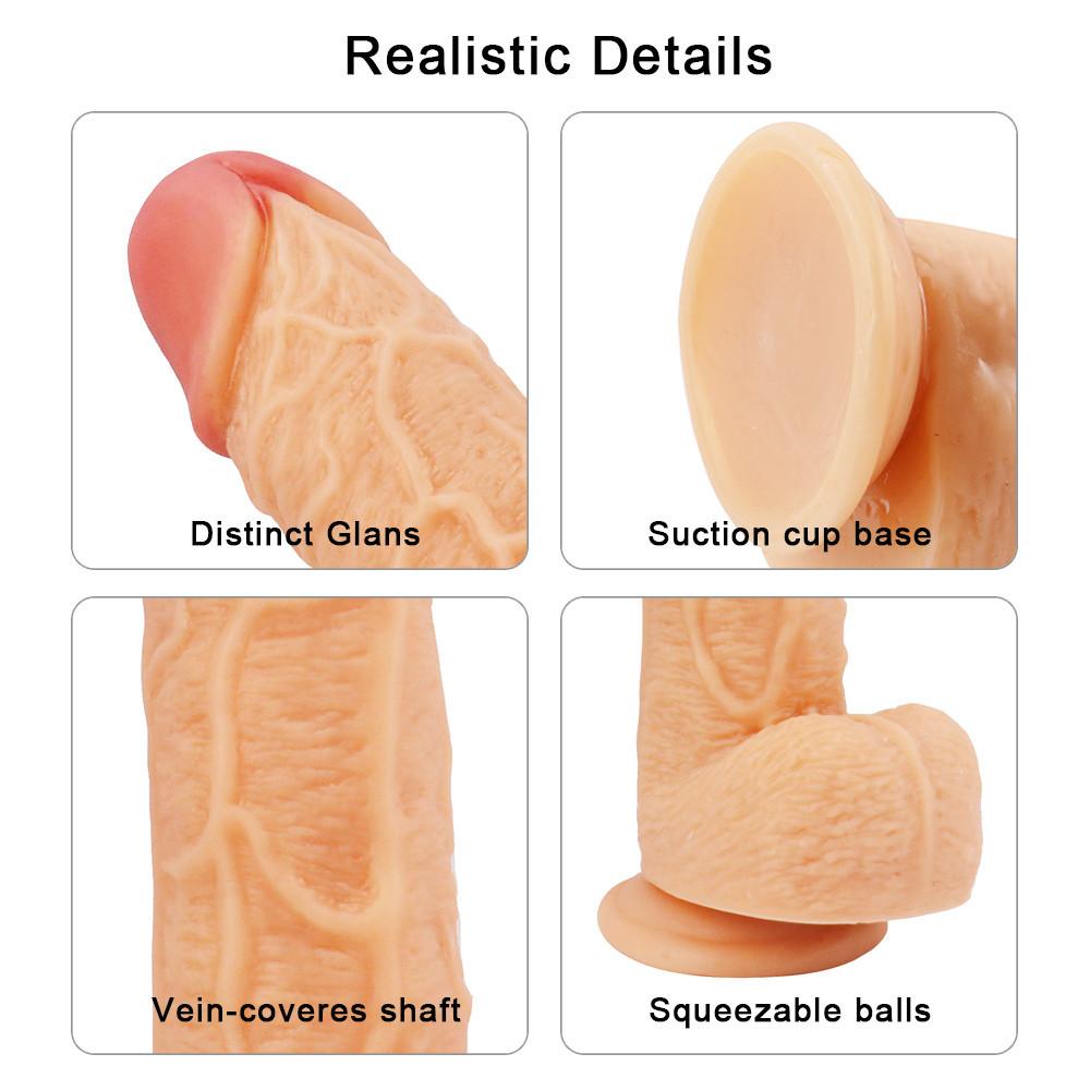 Huge Penis Soft Big Dick Dildo RUNYU Sex Toys For Women G-spot Masturbation