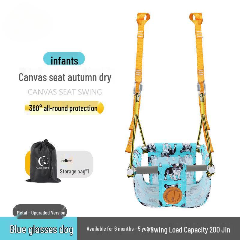 Pure Cotton Baby & Infant Hanging Basket Chair for Indoor/Outdoor Use