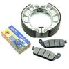 Motorcycle Front Rear Brake Pads for HONDA NV400C Steed 1993-1997 NV400CB VLX 1998 NV400CM 1996 1997 NV400CV 1995 NV400 NV 400