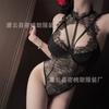 Sexy lingerie sexy lace perspective slim-fit onesie chest hollow summer home pajamas