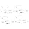 Clear Acrylic Small Shelf for Displaying For Figures Plants Photos Spices and Speakers Space Saving Multipurpose Organizer