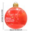 Inflatable Christmas Ball Weather Resistant Christmas Balloon Holiday Ornament for Outdoor Indoor Holiday Yard Lawn Porch Decor