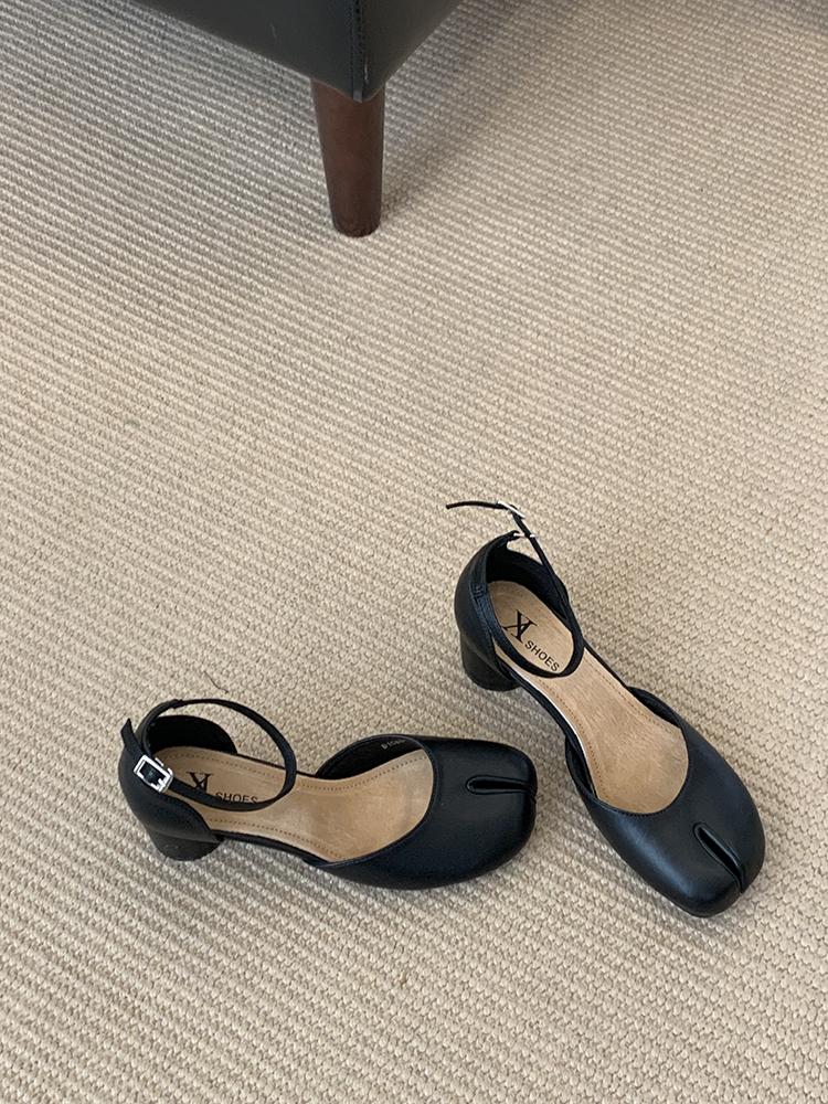 Fashion Vintage Japanese Style Sandals Women Fashion Round Toe Ankle Strap Buckle Casual Shoes Elegant Comfortable Sandalias De Mujer