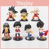 Colección de Figuras de PVC de Dragon Ball Z con Goku Joven, Krilin, Gohan y Juguetes de Kiki