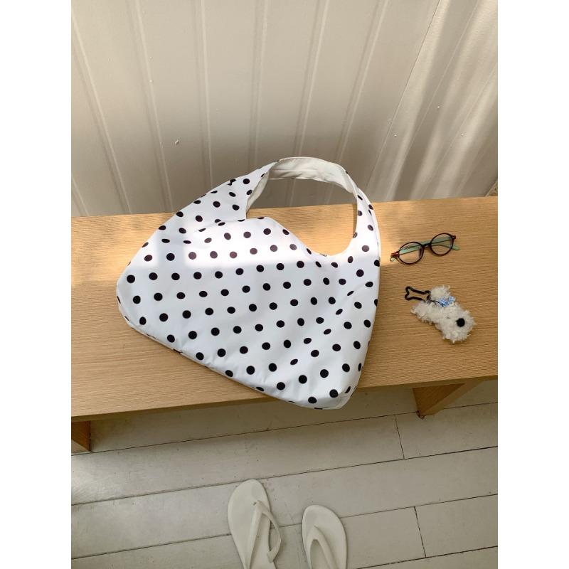 Commuter bag women s large-capacity new popular round polka dot underarm shoulder bag portable tote bag women 2917₽