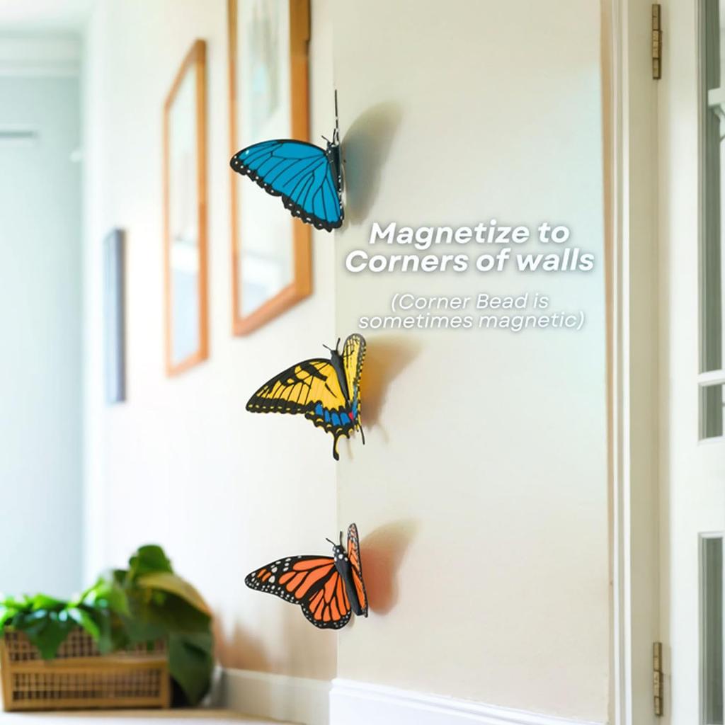 Realistic Butterfly Magnets Decorative Magnetic Art For Refrigerator Door Photo Wall DIY Craft Projects