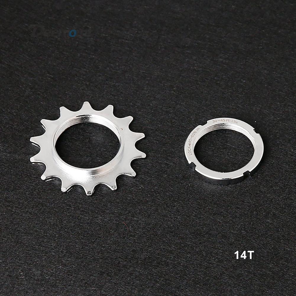 13t/14t/15t/16t/17t Fixed Gear Bicycle Wheel Cogs Sprocket With Lock Ring Cycling Accessories For Fixie Track Bike Hub
