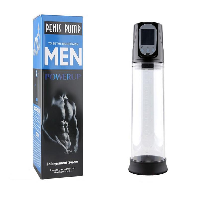 Men's Automatic LCD Vacuum Suction Stretching Masturbator Toy