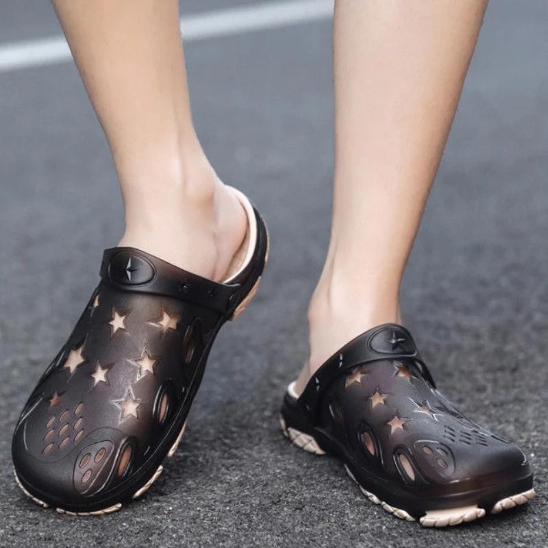 Fashion Hole Man Sandals 2025 Styles 39 Luxury on Offer in Welcome Deal Wholesale Descount Breathable Casual Eva Big Size Shoes for Men