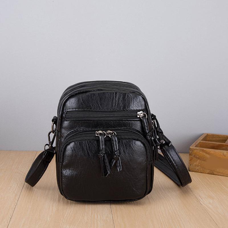 Дизайнерская маленькая сумочка в стиле ретро для женщин, сумка через плечо, женская сумка-мессенджер высокого качества, женский кошелек для телефона 16x9x20cm чёрный