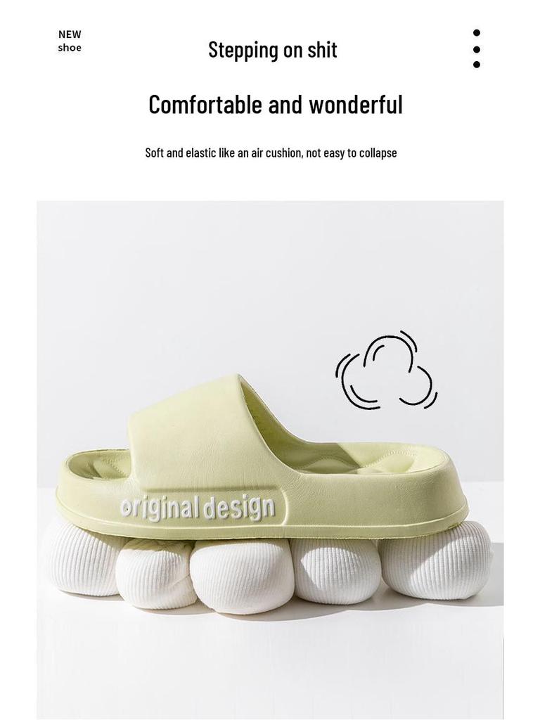 Men's Plus Size Non-Slip EVA Slippers - Indoor/Outdoor, Soft Sole, Cool Design