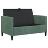 Sofa with Storage Space Sea Green 122 x 78 x 87 cm Polyester