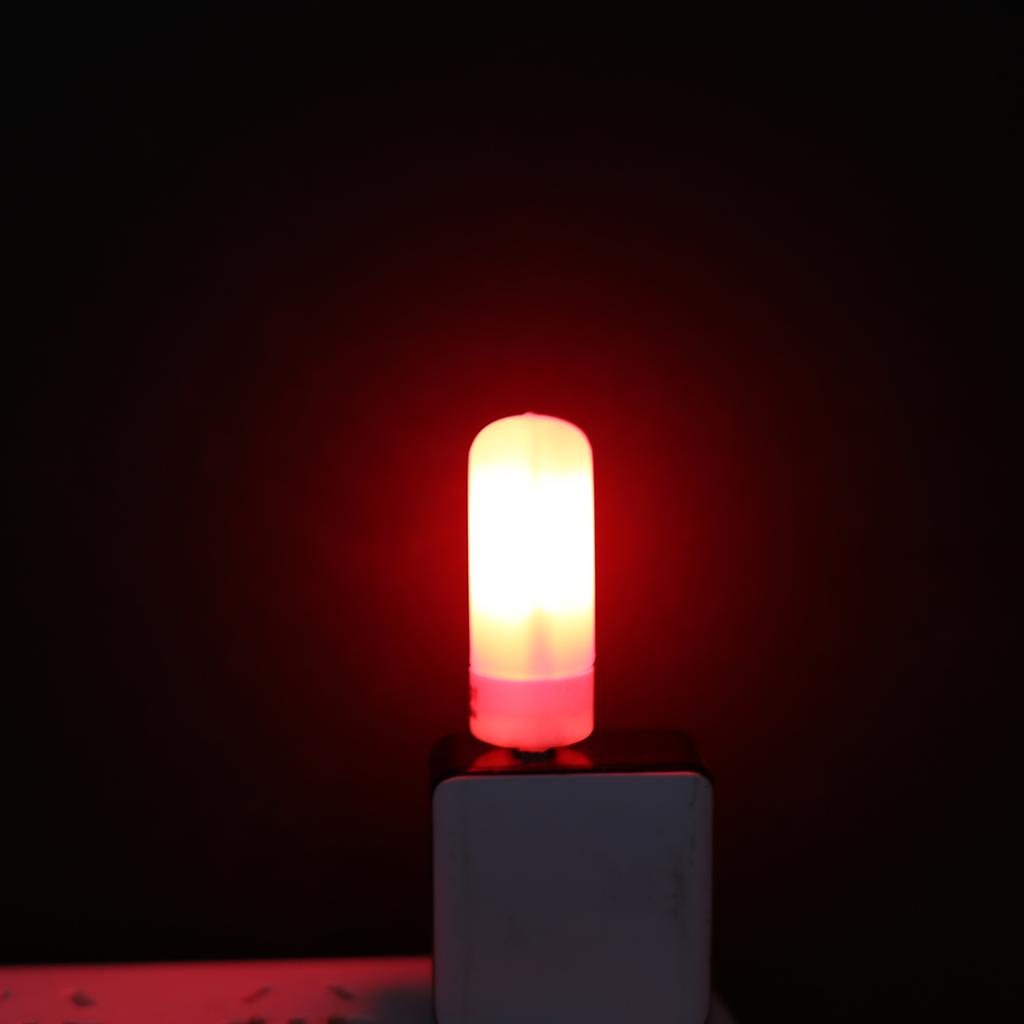 Portable USB LED Night Light 5V 1W LED Filament Light Bulb Multicolor Mini  Reading Lamp Eye Protection for Bedroom Study