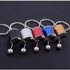 ZooooM ZM-KEY7620-GD Shift Lever Design Key Chain Manual Gear Change Stylish Men's Ring Cool