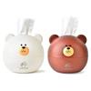 1/2/3/4/5PCS Household Paper Roll Organiser Napkin Organiser Tissue Box Tissue Box Cute Fashion Bear Tissue Organiser