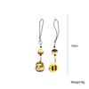 Little Bee Bilibili Bread Keychain Toy: Cute Resin Girl Pendant with Lanyard Phone Strap.