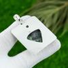 Geburtstagsgeschenk für sie Natur-Rubin-Zoisit-Edelstein-Anhänger 925 Sterlingsilber