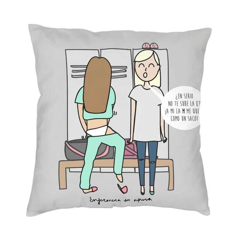 

Enfermera En Apuros Doctor Nurse Medical Health Throw Pillow Case Home Decor Custom Square Cushion Cover 40x40cm Pillowcover 30x30cm 12x12in