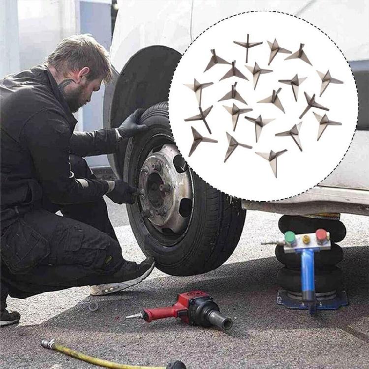 Pinchos de Acero al Carbono Ocultables No Robo Clavos Perforadores de Neumáticos Pinchos Fuertes Resistentes a la Corrosión Fijación Rápida para Coche y Bicicletas